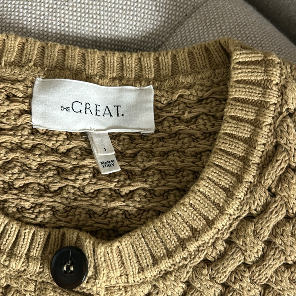 The GREAT. The Stable Cardigan - Picture 3 of 5